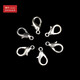 
4THK spring buckle accessories accessories alloy silver-plated lobster buckle lobster hook necklace bracelet buckle accessories accessories 12173wnA1-2 silver-plated 16mm lobster buckle 10 pieces