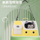 Sajiao Sac à dos pour chat Sac pour chat Sortie Capsule spatiale pour chat Pet Chat Chien Sortie Sac portable Sac à dos Sac d'école pour chat 12 trous pliable Vert frais (15Jin Jin est égal à 0,5 kg de chat intérieur)