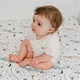 Nest designs baby fitted sheet bed cover newborn baby bamboo cotton gauze bamboo cotton elastic bed sheet children kindergarten nap bed cover Chuxue S (132*71cm) bamboo cotton elastic