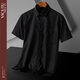 
VlCUTU Summer Men's Short Sleeve Shirt Business Casual White Shirt Versatile Commuter DX6625 L (175) 39 size recommended weight 120-130Jin [Jin equals 0.5 kg]