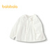 Balabala baby shirt sweet A-shaped girls long-sleeved top 2025 autumn clothing same style in shopping mall 201325102003