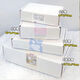 QDZX ins style white airplane box 15*15*5 10 hand account gift packaging box express handmade Guka packaging box