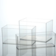 Yonghuan Andere Aufbewahrungsboxen transparente Acrylküchen -Stäbchen -Kosmetik Workstation Schreibwarengröße großer rechteckiger hoher Pumpe 4877 Seiten U Transparent Korb mittelgroß 1 pt hohe transparent