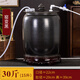 Thick Ancient and Thin Today Water Cylinder Ceramic Pure Water Bucket with Float Valve Automatic Pumping Empty Bucket Kung Fu Tea Table Water Tank to Store Drinking Water 20Jin Jin is equal to 0.5kg Blue Water Pumping + With Float + Base