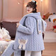 Comic Soul Hunan Provinz Winter Provinz tragen Hunan Provinz Trage Korallenletze Baumwollpyjamas für Frauen im Winter Dreischicht verdickte Lady LXJ17 6624 Aprikosenfarbe [Fleece eingedickt] L 100-120