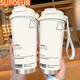 
SUPOR Cute Ghost Thermometer of Supor is a high-value student stainless steel portable new double drink coffee BXAB13798 Ghost + with lanyard Ceramic inner lid