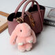 Süße exquisite handgefertigte Plüsch -Kaninchen -Bag