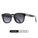Ray.Ben (Ray.Ben) Nuevas gafas de sol polarizadas europeas y estadounidenses igual que hombres y mujeres, gafas de sol de moda, protector solar moderno, mismo estilo que el centro comercial, té profundo brillante C695-P242 49-23-143