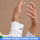 爱马仕（HERMES）徽标字母装饰金属镀钯袖扣男款银色 银色 F 基础包装-原包装袋或包装盒或