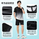 Victoria Traveler Sports Set Men and Women Summer Short Sleeve Shorts Ice Silk Quick Dry T-shirt Training Fitness Running Basketball Badminton Suit