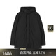 江南布衣（JNBY）【防泼水】商场同款24冬新品宽松连帽羽绒服5OBC12590 001/本黑 M