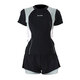 
Haozhilang Girls Swimsuit Summer Flat Angle Split 2024 New Style Zhongda Children Junior High School Students 12 Years Old Swimming Pool Swimsuit with Chest Pad 6623 Black and White 150 M Recommended Height -160CM