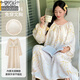 Modal nightgown with chest pad thin extended pajamas new style dress Chinese style long-sleeved Chinese style exterior home clothing [upgrade] chest pad # extended skirt AM13063 M [recommended 80-100Jin [Jin equals 0.5 kg]]