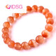 OIDSG Pulseras de ágata roja del sur sin rejilla, una cosa, una imagen, olla del tesoro, hojaldre de hielo, cuentas rojas del sur, 520 regalo de cumpleaños del día de San Valentín 3895 Modelo 13 mm