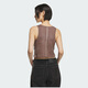 Adidas Clover Women's Vêtements 2025 Été Nouveau faux réservoir en denim Vest Ke3892 Rock Deep Land Brown Ke3892 S