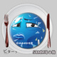 
KYODO small blue bean emoticon package pendant funny abstract bar tear dumpling cornmeal homemade pendant birthday gift badge brooch laser style X14957 tinplate bar tea badge