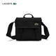 Lacoste Crocodile français Hommes and Women Même modèle 25 automne Nouvelle mode simple Pack postal polyvalent nu4865ne 000 / noir
