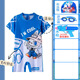 G.duck Labubu 2025 children's swimsuit, boy's one-piece swimsuit, baby boy's quick-drying swimsuit and trunks set, one-piece suit + swimming goggles 110 L (recommended height 85-105CM)