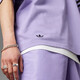 Adidas Clover T-shirt à manches courtes pour hommes Nouvelles vêtements de sport lâche rond cou rond décontracté à épaule basse top hr3291 violet xl