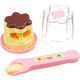 Pudding -Fütterungspflichten gleicher Stil Milu Pudding Jelly Strawberry Pudding Set Set Food Feeding Toys Kinderhaus [Fütterung] Gerät/Pudding -Set