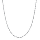 Gold Supreme (3DG Jewelery) platinum necklace pt950 plain chain, trendy and cool clavicle chain as a gift for girlfriend, priced by gram 43cm-3.57g (including labor cost 218 yuan)