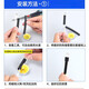 Environmentally friendly heat shrinkable tube insulating sleeve data cable headphone cable protection charging cable repair wire heat shrinkable thickening charge break repair type-c [white] 7cm long * 10 pieces
