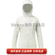 Salomon Brand Logo Kapuze Zipper Langarmjacke für Frauen Weiß weiß XS