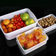 Yonghuan rectangular hotel food kitchen freshness box freezer box white lid refrigerator storage box high transparent 169362x255x13587 liters