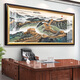 TURBOSUN长城挂画老板背景墙有山无水壁画 江山万里长城画靠山图公司办公 CT-3887背有靠山 长240*110cm[顺丰入户][