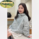 FIDQIOG international brand girls Korean style windbreaker 2025 spring new style children's all-match sun protection jacket trendy light blue 110 cm
