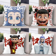 Nezha AO Bing Lotus Cake alrededor de AO Guang Presentación de almohada 2D Animación Dormitorio de la almohada de la noche del dormitorio de la noche