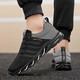 Dieselben Markensportschuhe für Männer im Sommer Neues Mesh atmungsaktiven schockabsorbierenden Laufschuhen fliegende Geruchssichere Kleidung-resistente Maschenschuhe AC3888 Black 43