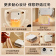 Bear Bathroom Graphene Heater Home Bathroom Heater Winter Baby Bath Magic Electric Heater White Knob Mechanical Model