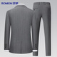 Romon suit men's slim professional formal suit business casual groom's suit wedding dress men's suit