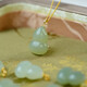 Love 925 sterling silver necklace women's Hetian jade gourd pendant 18k gold jewelry birthday gift for girlfriend and wife