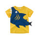 TTPMER Summer Boy Kurzarm T-Shirt Cotton Cartoon Dinosaurier Design Ins Style 9716 Militärblau 110
