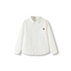 Balabala children's clothing children's shirts for boys and girls 2025 new spring and autumn lapel plaid shirts parent-child college style tops trendy white 10101-208325102202 150