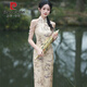 Pierre Cardin Sommer Neues Retro 2025 Temperament Verbesserte ärmellose chinesische Morgenkleid täglich Langes junges Cheongsam Kleid für Frauen Wz 9195 ICE Seiden Jacquard S