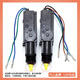 Lock de contrôle central des Motors litiens de la porte de camion 12V / 24V Motor 5/2 Ligne de verrouillage anti-vol Remote Contrôle 6626 Iron General Central Control 12V Fil complet en aluminium