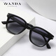 Ray.Ben (Ray.Ben) Nuevas gafas de sol polarizadas europeas y estadounidenses igual que hombres y mujeres, gafas de sol de moda, protector solar moderno, mismo estilo que el centro comercial, té profundo brillante C695-P242 49-23-143