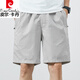 皮尔卡丹（pierre cardin）短裤男款夏季薄款纯棉中裤大码宽松休闲深蓝潮流5分外穿五分裤子 9215深蓝 4XL 200-230斤