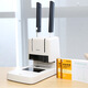 Deli financial binding machine manual voucher account book 30mm office hot melt binding opportunity meter hole punching machine Deli 3881 financial voucher binding machine (gray) (table)