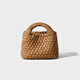 Bolso tejido de marca Viney Bag Women's New Style Vegetable Casking Bagbody Bolsle For Girlfriend Wife [Caramel Brown] Práctico bolso de bolso de alta gama Luz de lujo Versátil de hombro de alta gama