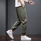 Pantalon décontracté en coton mince d'été