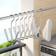 
Shoe drying rack shoes drying artifact outdoor balcony shoes windproof hook rack clothes rack household clothes sandal rack 1