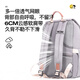 Alamom Mommy Sac Light Luxury Fashion Nouveau sac de voyage en plein air multifonctionnel Sac de voyage léger Mother and Baby Sac [25LPLUS] Saint Asol Gray