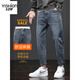 Yishion Jeans NOUVEAU MEN'S NOUVEAU 2025 SUMME SUILLE STRAUT STRAUT PANTAL CONSUDANT LIGNE TRENDY SIM