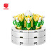 
Shantoulin Village plant building blocks and flowers cute small ornaments DIY assembly toy wholesale XJ-10975(B) Juhuangyu