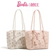 Barbie Tote Bag Women's 2025 NUEVA LIGUD LUXURY Capacidad impresa Capacidad de un solo hombro Regalo de cumpleaños de un solo hombro