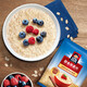 Hedan sofort gebrühtes Getränk ohne gekochtes Haferflocken 1000 g/Dose grobe Getreide Müsli Ernährung Frühstück Instant Food 1478g Haferflocken 1 Beutel 1000g